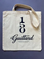 GUITTARD 150 CHOCOLATE COMPANY est 1868 SAN FRANCISCO cotton tote reusable NWOT