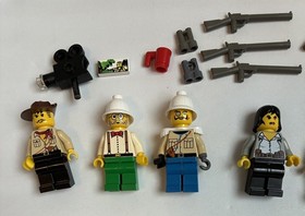 LEGO Adventurers 5975 T-Rex Transport Complete w/ minifigures, No Box/ Manual