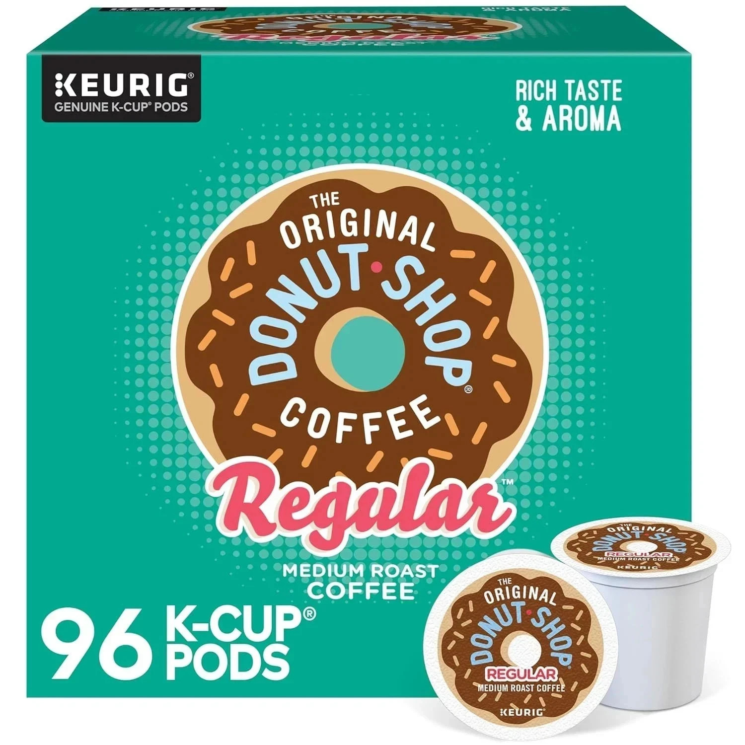 The Original Donut Shop Regular, Medium Roast Coffee K-Cup P