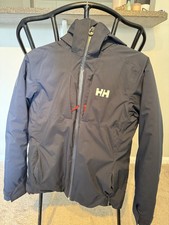 Helly Hansen Juniors Primaloft Insulated Ski Jacket, Navy Size 152/12 Hood