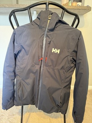 Helly Hansen Juniors Primaloft Insulated Ski Jacket, Navy Size 152/12 Hood