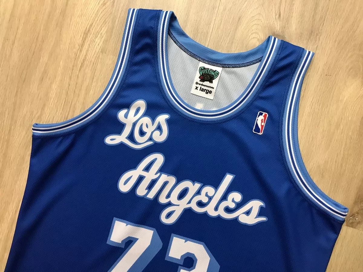 Dennis Rodman Los Angeles Lakers CUSTOM NBA Jersey XL New eBay