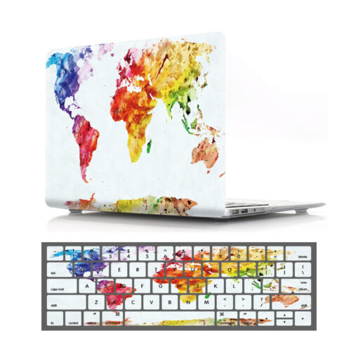 Pattern Frosted Hard Case Keyboard Cover for 2012-2015 MacBook Pro13 A1425 A1502 - Picture 143 of 166