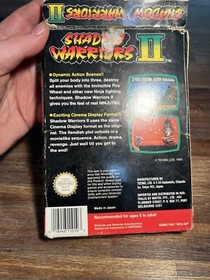 Boxed Nintendo Entertainment System NES Shadow Warriors II 2: Ninja Gaiden