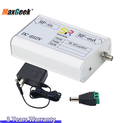 SinnoRally RFamp001C 9KHz-6GHz 30dB RF Amp EMC EMI Low Noise RF Preamplifier 12V