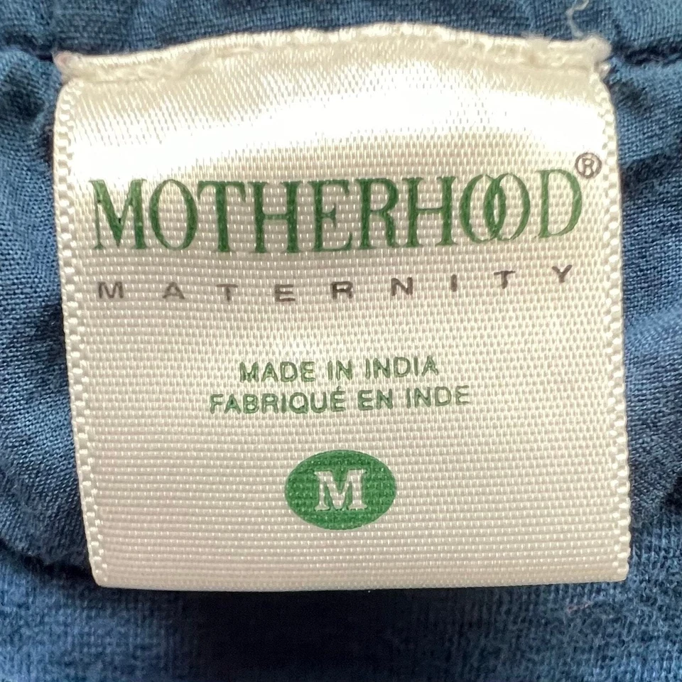 Motherhood Maternity Womens Blue Embroidered Tank Top Size M - Image 2 of 4