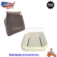 Driver Bottom Cloth Seat Cover Tan Foam Cushion For 2002-05 Dodge Ram 1500 2500