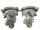Decorative Wall-Mounted Distressed Style Bracket Shelves