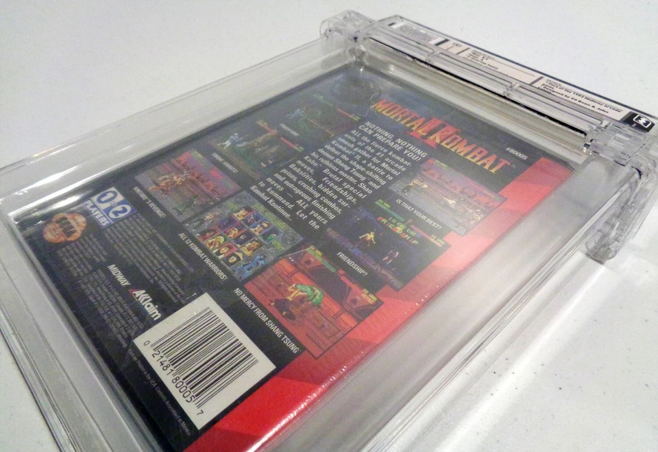 Mortal Kombat II (2) Sega Genesis Clamshell ACCLAIM Sealed New WATA 8.5 A Graded - Image 4 of 4