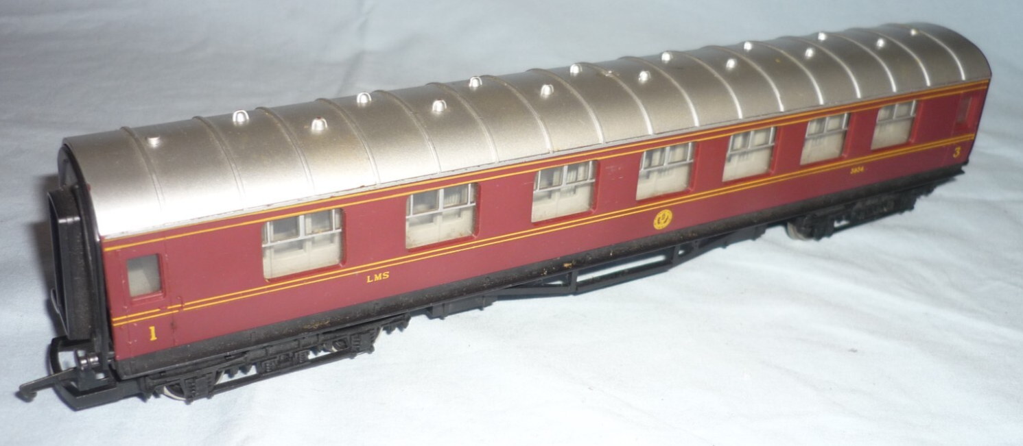 HORNBY OO GAUGE LMS STANIER COMPOSITE COACH 3934 R433 | eBay UK