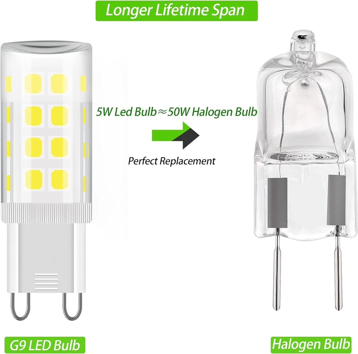 G9 led 2024 bulb 50w equivalent