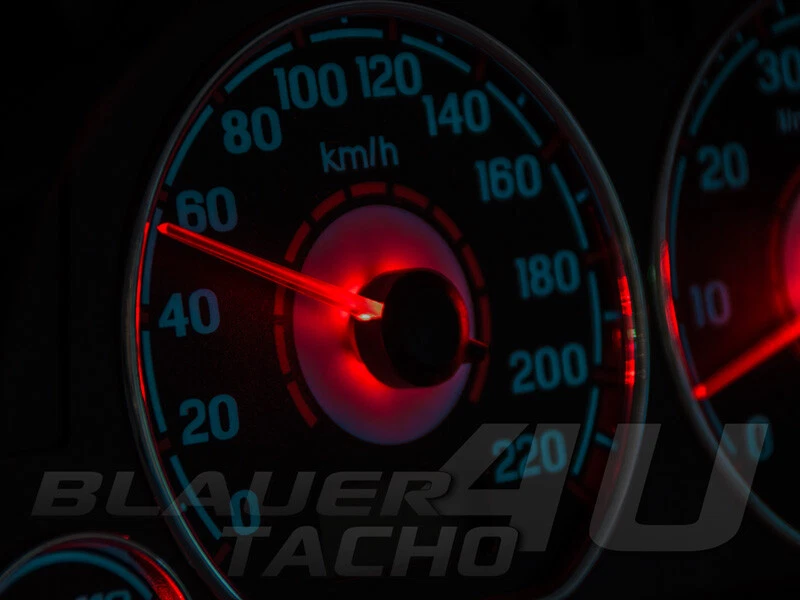 Agujas de velocímetro rojas 4 piezas agujas puntero Volvo 440K 460L 850 940 960 - Imagen 4 de 4