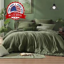 Edredón Queen con edredón, sábanas, fundas de almohada y fundas de almohada NEW