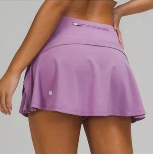 Lululemon Play Off The Pleats tennis Skirt Size 8 Skort Serene Blue , lavender