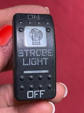 CARLING TECHNOLOGIES ROCKER SWITCH STROBE LIGHT ON / OFF 0836