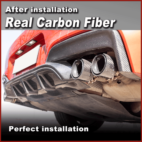 Carbon Frontspoiler Frontlippe Heckdiffusor Bodylit Passt für BMW F06 F12 F13 M6 - Picture 11 of 14