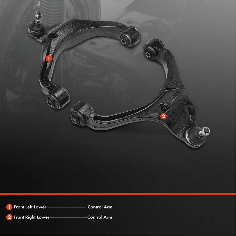 Brazo de control inferior delantero para Dodge Ram Dakota Mitsubishi Raider V6 3,7 L V8 4,7 L Foto 2 de 4