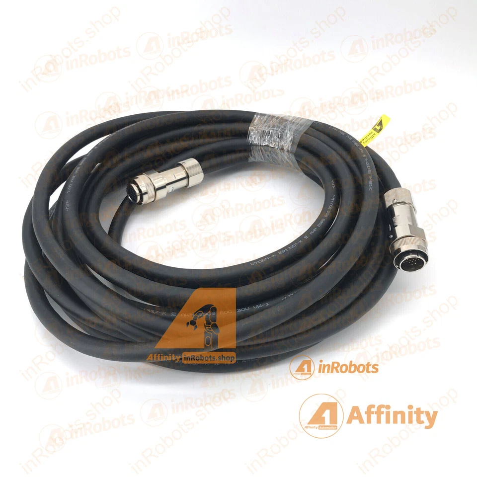 NEW YASKAWA CBL-YRC061-1 MOTOMAN DX100 Robot Teach Pendant Cable Line Black 10M - Image 2 of 4