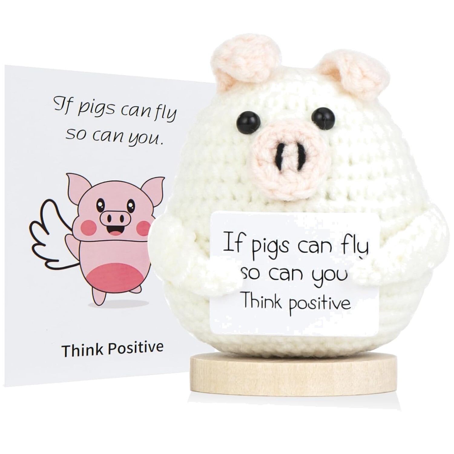 Emotionale Unterstützung: Pocket Hug Glücksschwein - Ideal als Geschenk