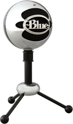 Logitech Blue Snowball Aluminium USB Retro Mikrofon Niere & Omnidirektional