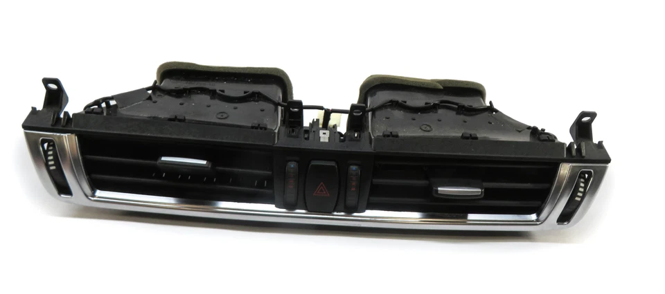 2014 BMW X5 (F15) PAINEL CENTRAL DIANTEIRO VENTILAÇÃO COM BOTÃO DE PERIGO (preto) - Imagem 2 de 4