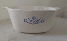 Vtg Corning Ware Blue Cornflower 1 3/4 Quart Casserole Dish P-1 3/4-B Baking