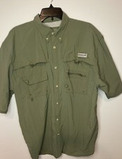 Magellan Men's Sz L Relaxed Fit Moisture Wicking Fish Gear Short Sleeve Shirt