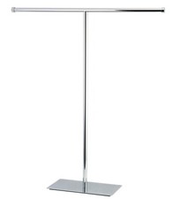 Kingston Brass CC8201 - Claremont FreestandingT-Shape Towel Rack, Chrome NEW