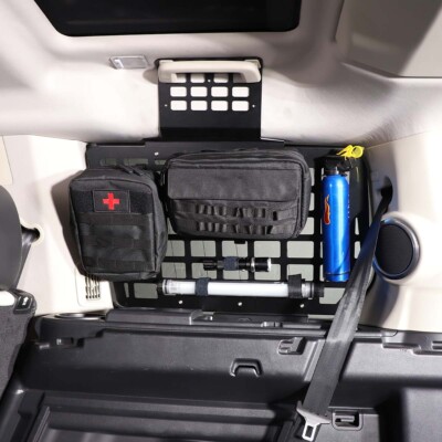2x MOLLE Panel Trunk Organizer Storage Shelf Fits Land Rover LR3 LR4 2004-2016