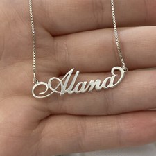 Personalized Name Necklace 925 Sterling Silver Choose Any Name