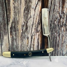 Kriegar KG114 Stainless Steel Straight Razor Knife Excellent