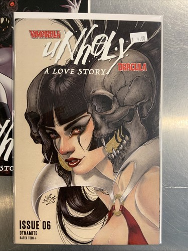 Unholy A Love Story Vampirella Dracula #05-06 Rob Liefeld Tribute Cover Dynamite - Picture 2 of 4