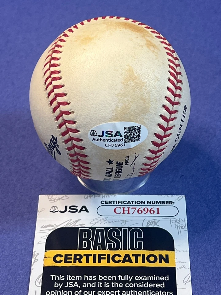 Johnny Podres Signed ONL Ball Baseball Brooklyn Dodgers JSA COA CH76961 - Image 4 of 4