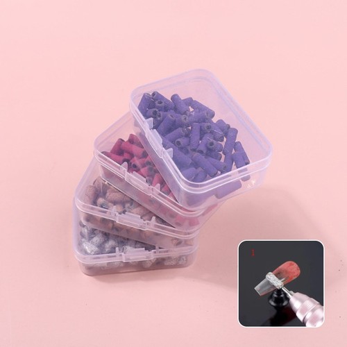 Treki 60pcs Bandes De Ponçage Pour Ongles - Embouts Ponceuse 80# 120# 180# 240# Pour Manucure Pédicure