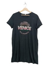 ONLY Damen T-Shirt Schwarz Gr. 36/S Venice California Los Angeles Print