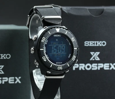 Ensemble complet [N MINT] Seiko Prospex S802-00B0 Digi-Tuna BUSCULE montre so... - Photo 1/4