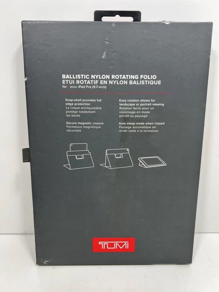 Tumi Ballistic Nylon Rotating Folio iPad Pro Case 9.7inch NIB - Image 4 of 4