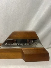 DALSTRONG Knife Cleaver Block Wood Cleaver Holder Countertop Stand 15"