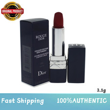 Luxury Red Lipstick Full Size 3.5g Smudge-Proof-New Dior Rouge 999 Matte