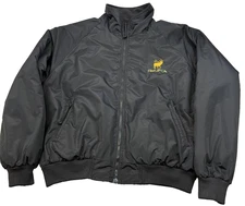 Rocky Mountain Elk Foundation Jacket Mens Large Tri Mountain 8800 Fleece Lined