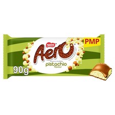 Aero Pistachio Flavour Milk Chocolate Sharing Bar 90g PMP - from Giant Bradley's