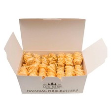 Log Barn Natural Firelighters (Box of 40) Natural Fire Lighters for Wood Burners 0.26 per lighter