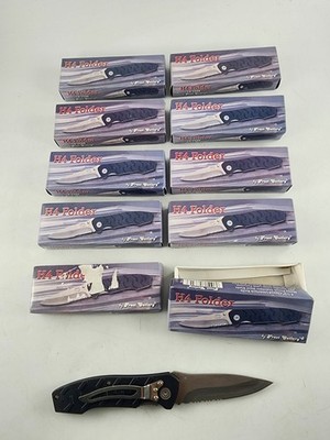 Frost Cutlery H4 Folder Pocket Knife 4-1/2'' Folding Linerlock 18-258B NIB QTY 10