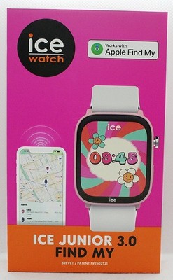 ICE Watch Smartwatch ICE Junior 3.0 Find My 024549 Rosa Weiß AMOLED IP68