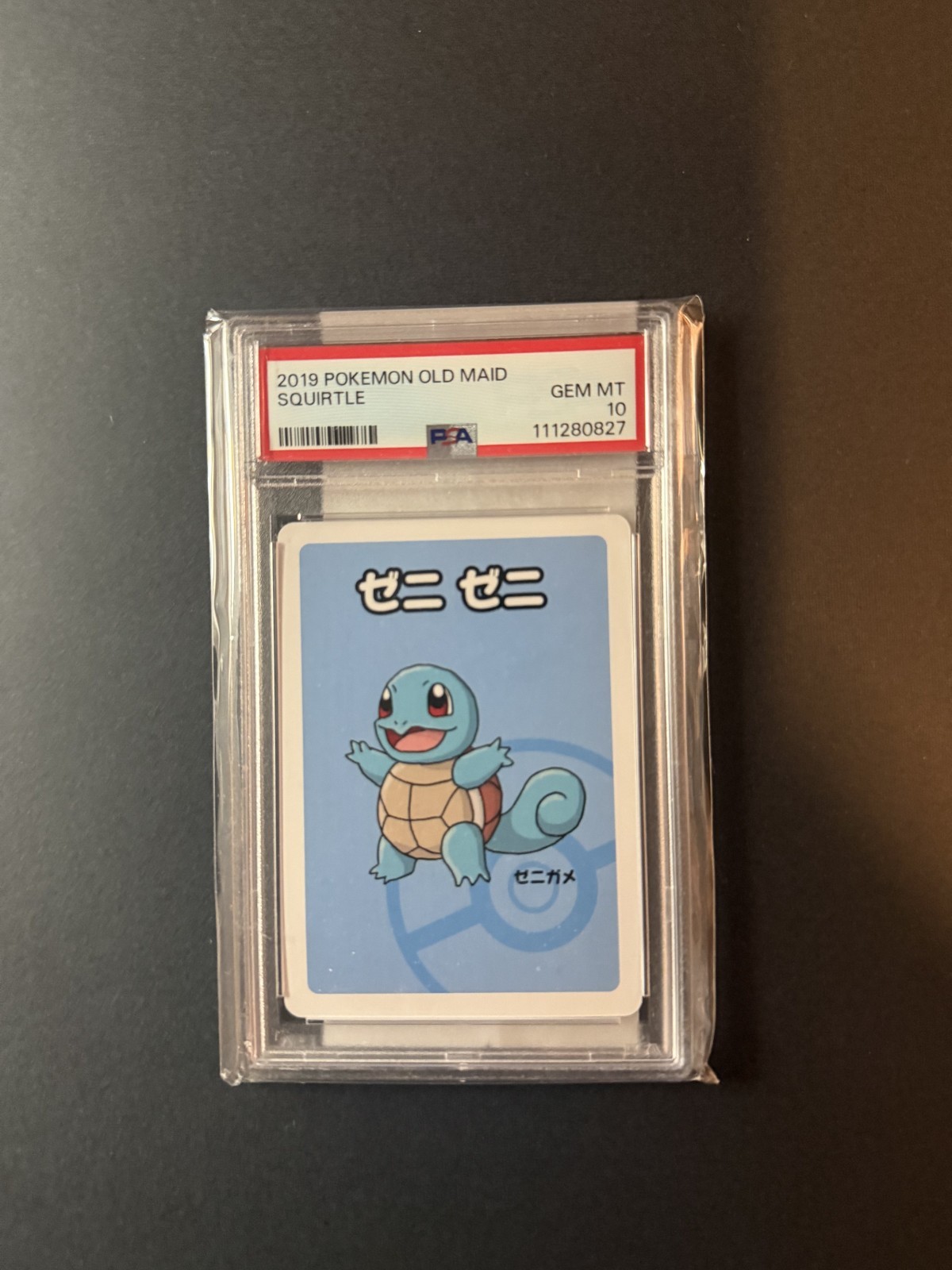 PSA 10 Squirtle Old Maid 2019 Japanese Pokemon Card