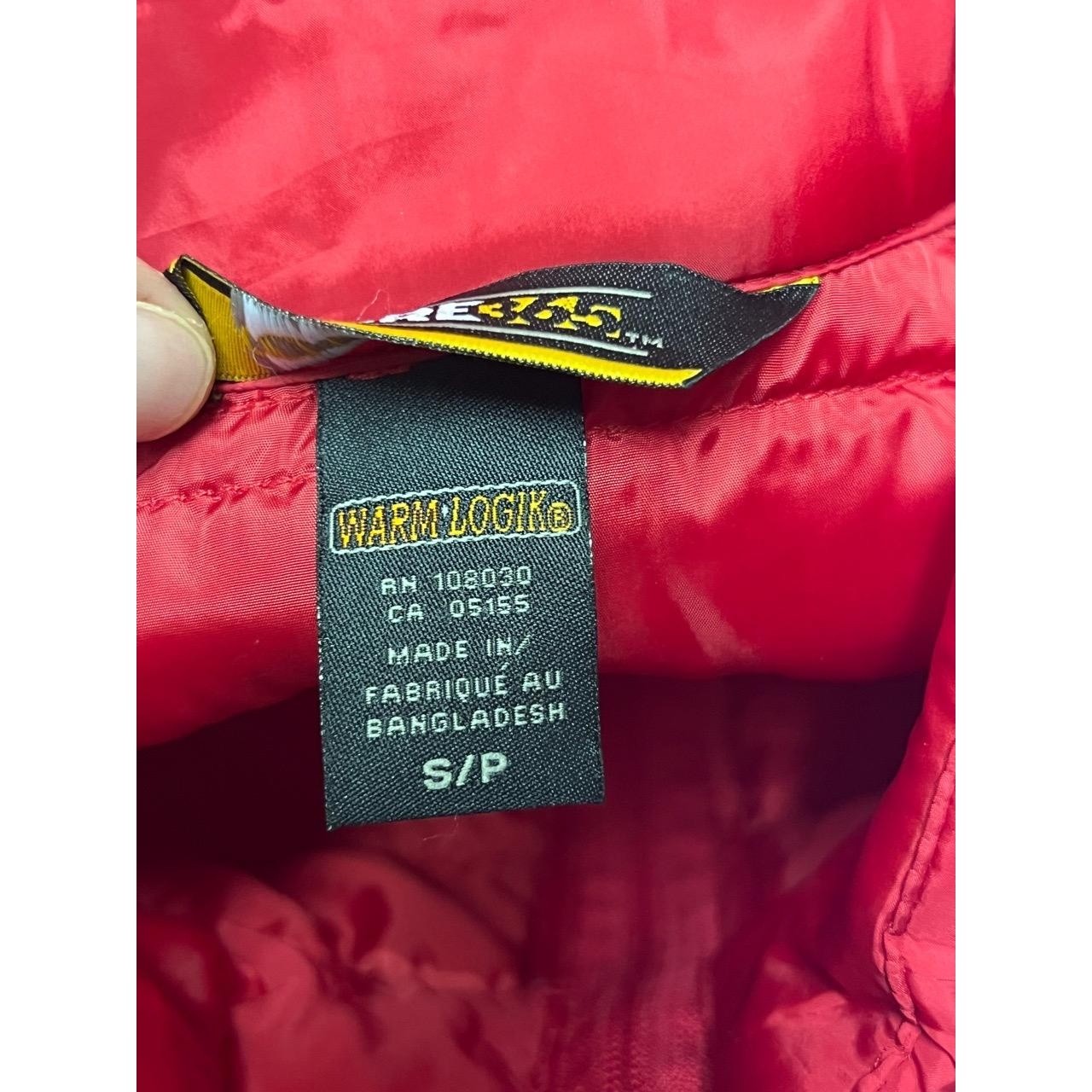 UTK Puffer Vest Size Small Red Full Zip Outdoor Sporty Lightweight Travel New