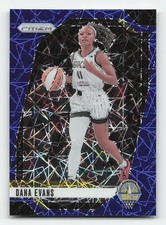2024 Panini Prizm WNBA #72 Dana Evans Blue Velocity Prizms