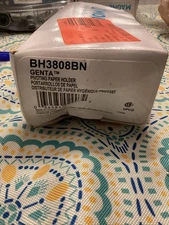 Moen BH3808BN Wall Mount Modern Pivoting Toilet Paper Holder in Brushed Nickel