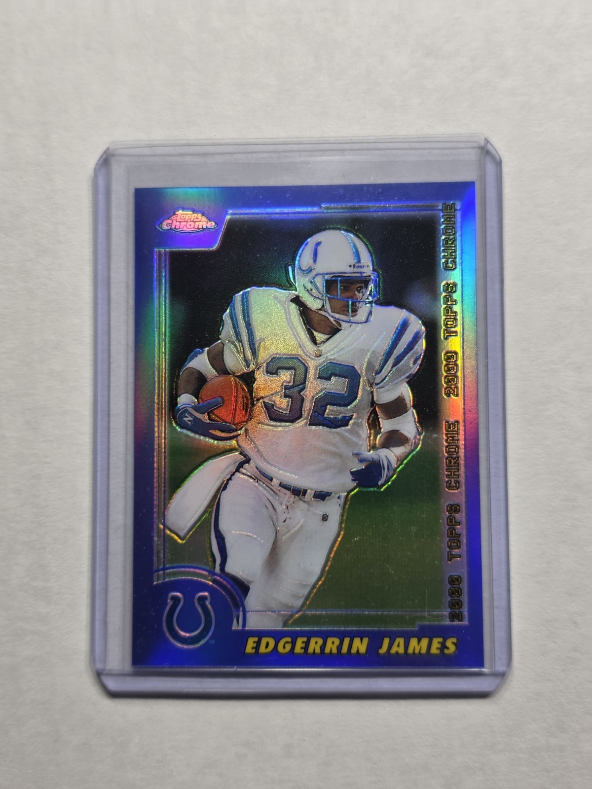 2000 Topps Chrome Edgerrin James Refractor Card#148  INDIANAPOLIS COLTS HOF! 