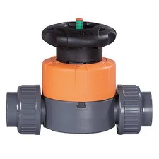 Georg Fischer 161514636 Diaphragm Valve, 2-Way, 1-1/2 In, Sckt/Thrd